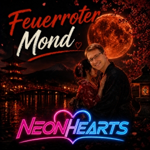 Neonhearts - Feuerroter Mond